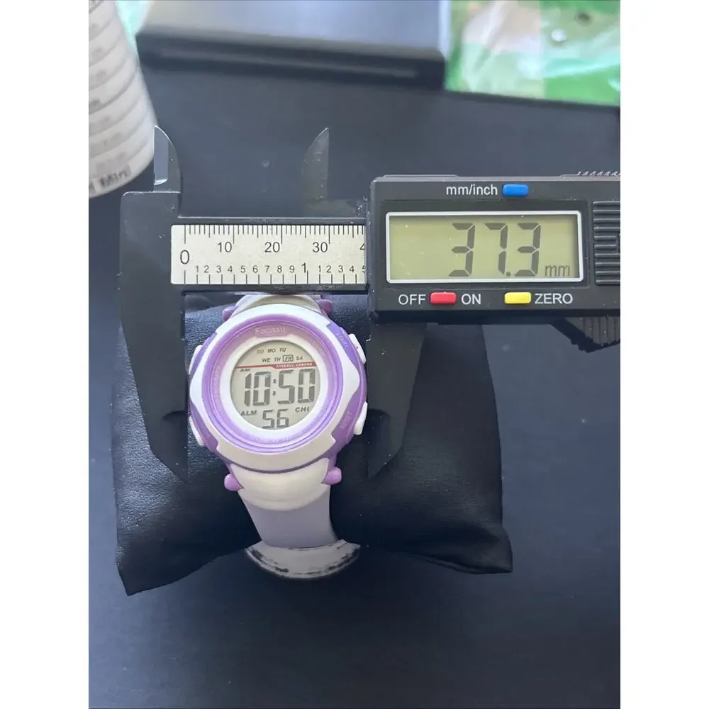 Facasu Purple White And Gray Kids Multifunction Watch